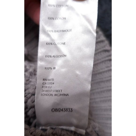 By Anthropologie Womens Large Green Colorblock Cable Knit Long Sleeve Sweater - Picture 11 of 11